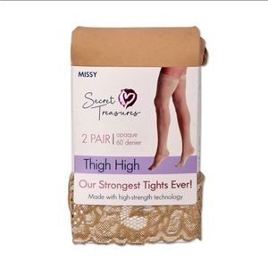 Secret Treasures Women's Socks, 2-Pack NEW